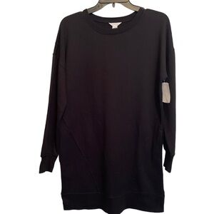CASLON black long black sweatshirt